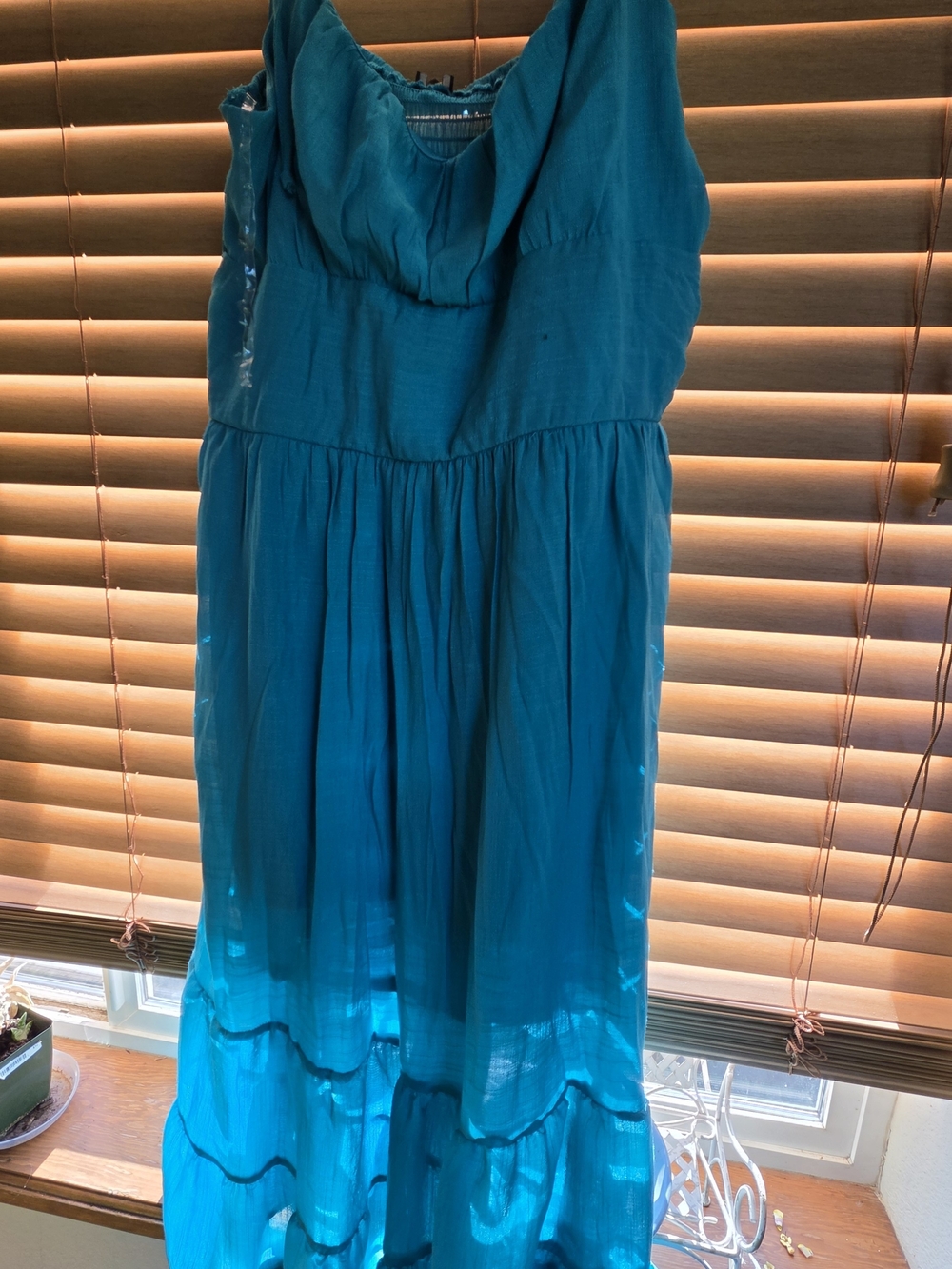 Kohl's Teal Tiered Casual Dress Juniors XXL